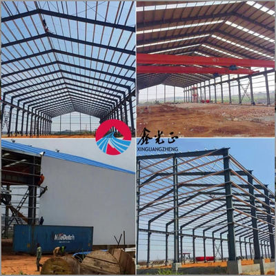 Gedung Gudang Hanggar Pesawat Baja Galvanis Q355B