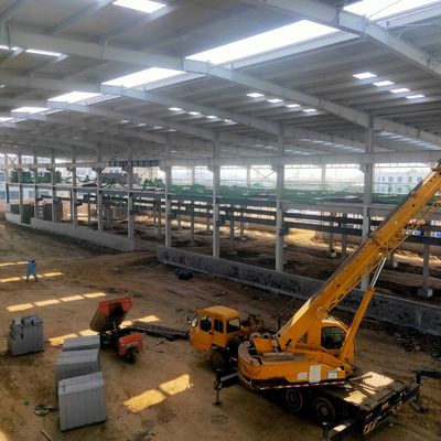 Galvanis Metal Frame Workshop H Bagian Baja Ketahanan gempa bumi yang kuat