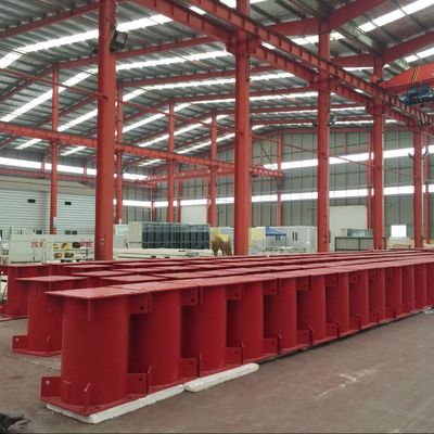 Bangunan gudang prefabrikasi OEM Bangunan rangka logam industri