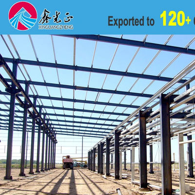 Bangunan gudang baja OEM Hot Dip Galvanized Steel Hangar Pesawat