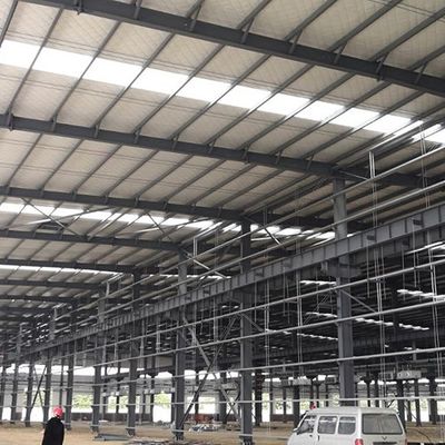 Bangunan Kantor Kerangka Baja SGS OEM Gudang Struktur Baja