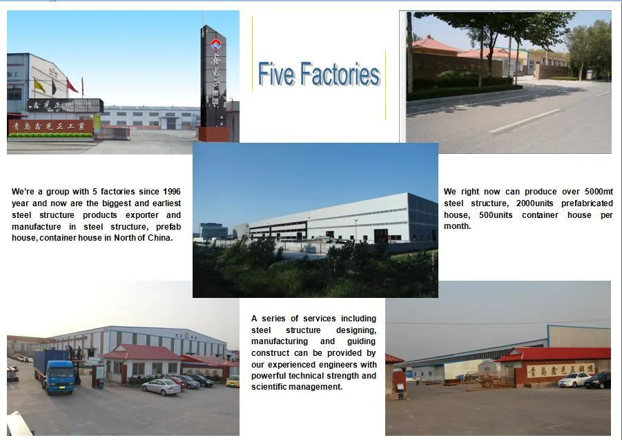 ODM Rumah Prefabrikasi Baja Panel Sandwich Bangunan Metal Prefabrikasi 9