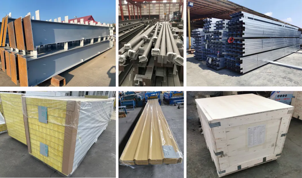 Gable Frame Light Steel Structure Bangunan Logam gudang prefabrikasi untuk dijual 2