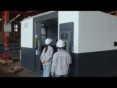 Gudang Baja Kapasitas Besar dengan Panel Sandwich Panel dan Jendela Aluminium